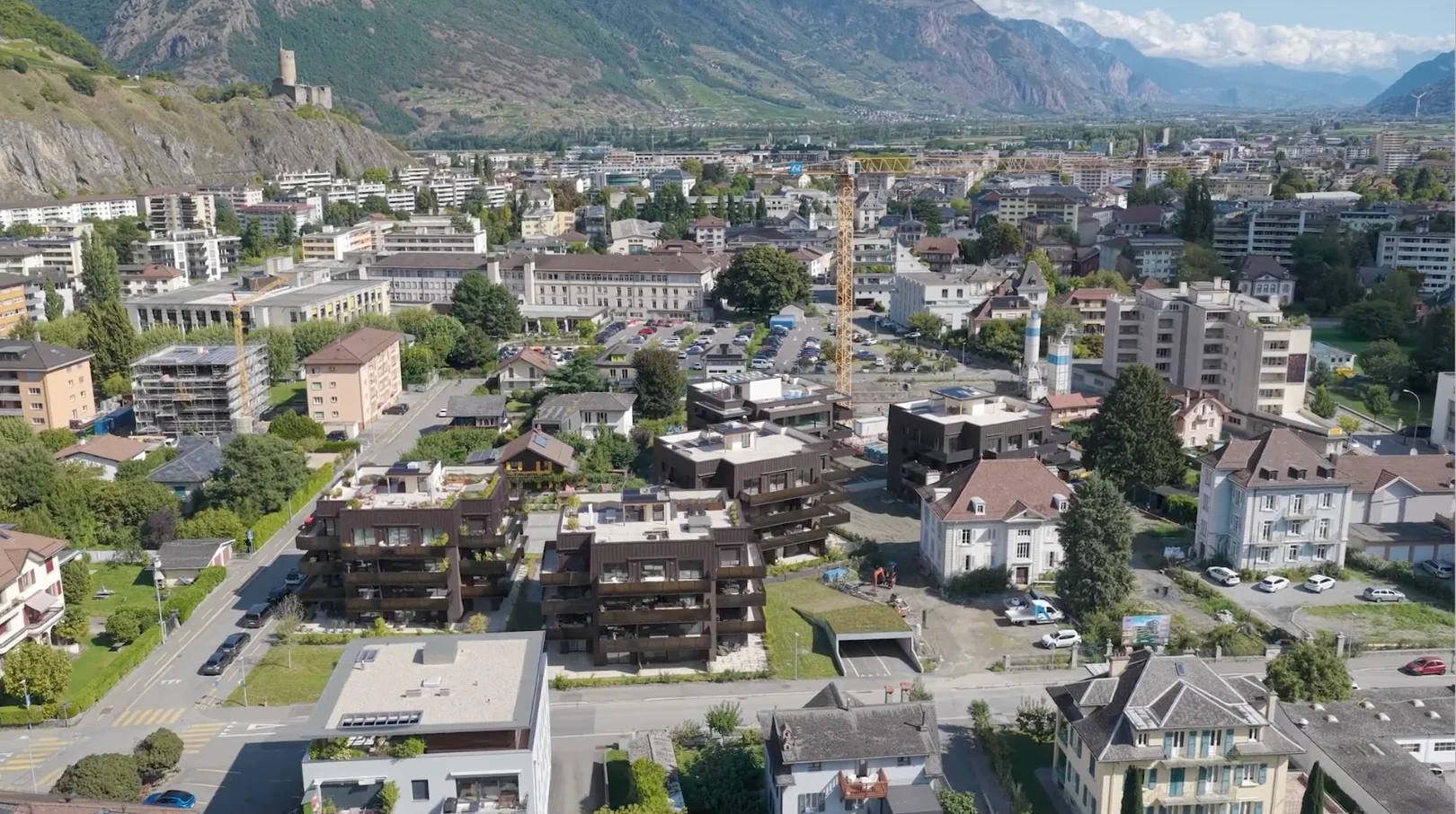 Esplanade Leonard chantier martigny septembre 2025 1